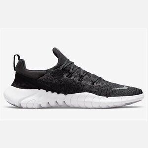 Nike Free Run 5.0 Road Running Shoes Black & White Sneakers Men US 12